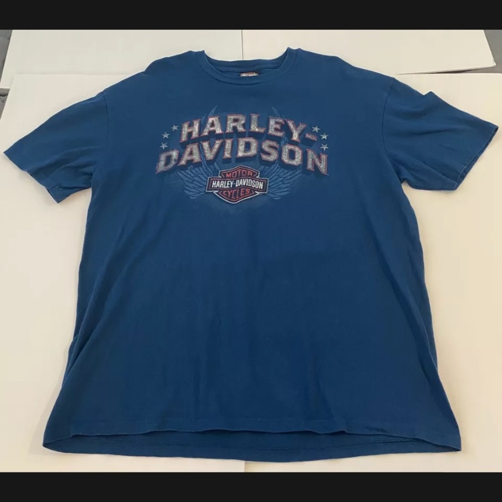 Official Harley Davidson Motorcycles Men's XL T-Shirt Logo St. Pete Florida